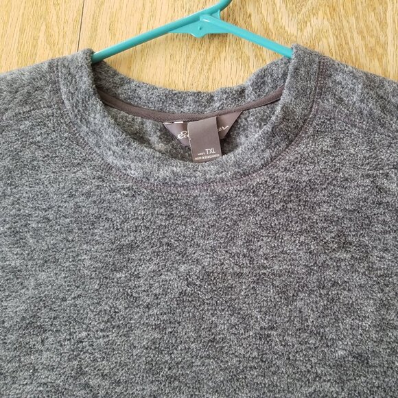 Eddie Bauer Sweater Men's Size TXL Gray Heather Pullover Crew Neck - Picture 1 of 9